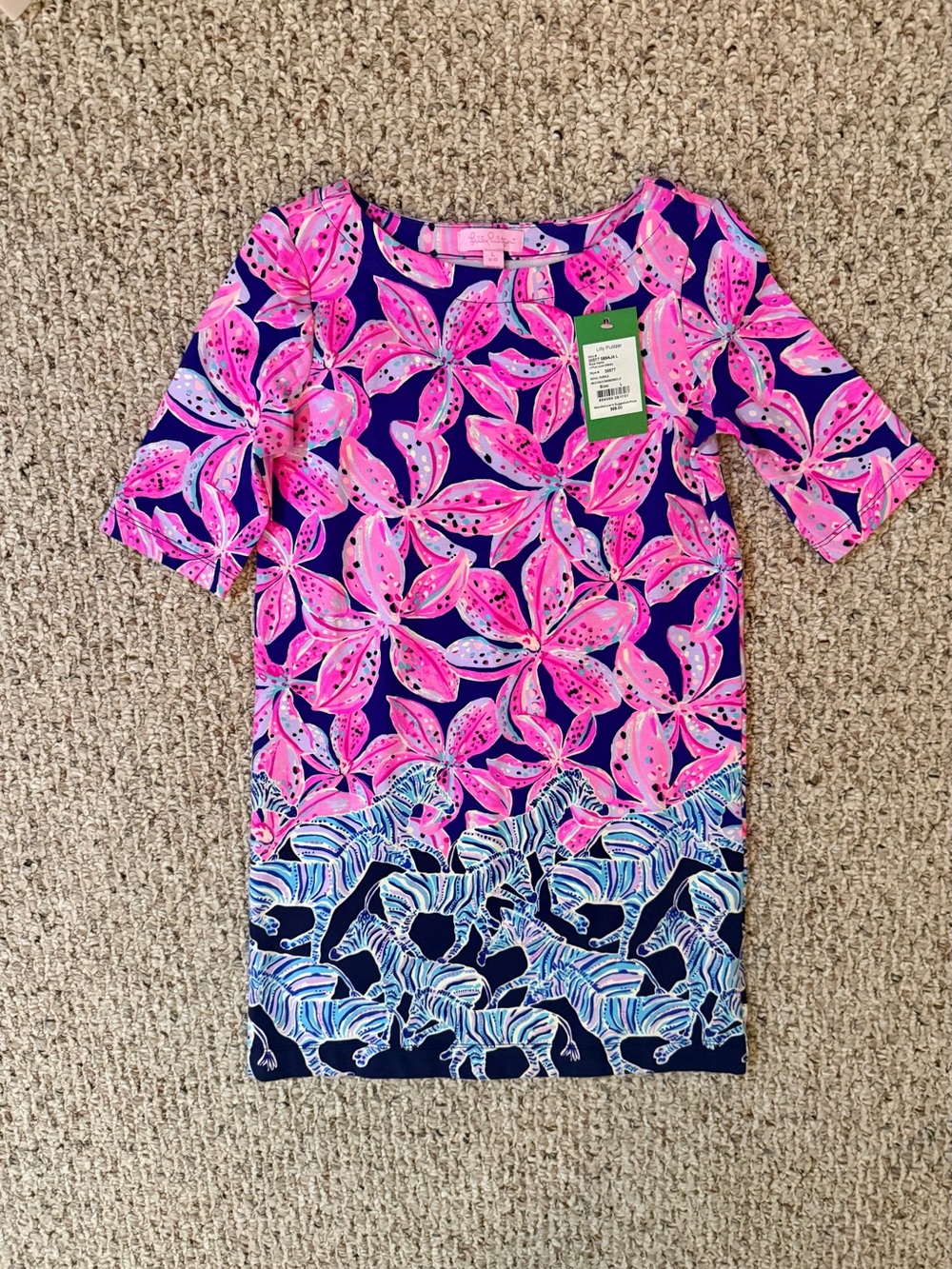 NWT Lilly Pulitzer Little Lilah Dress |Wild Child Engineered | Girls L 8-10